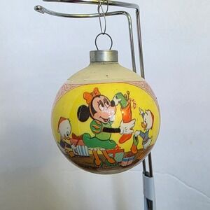 Vintage Disney Christmas Ornament Minnie Mouse Donald‎ Duck Holiday Decor